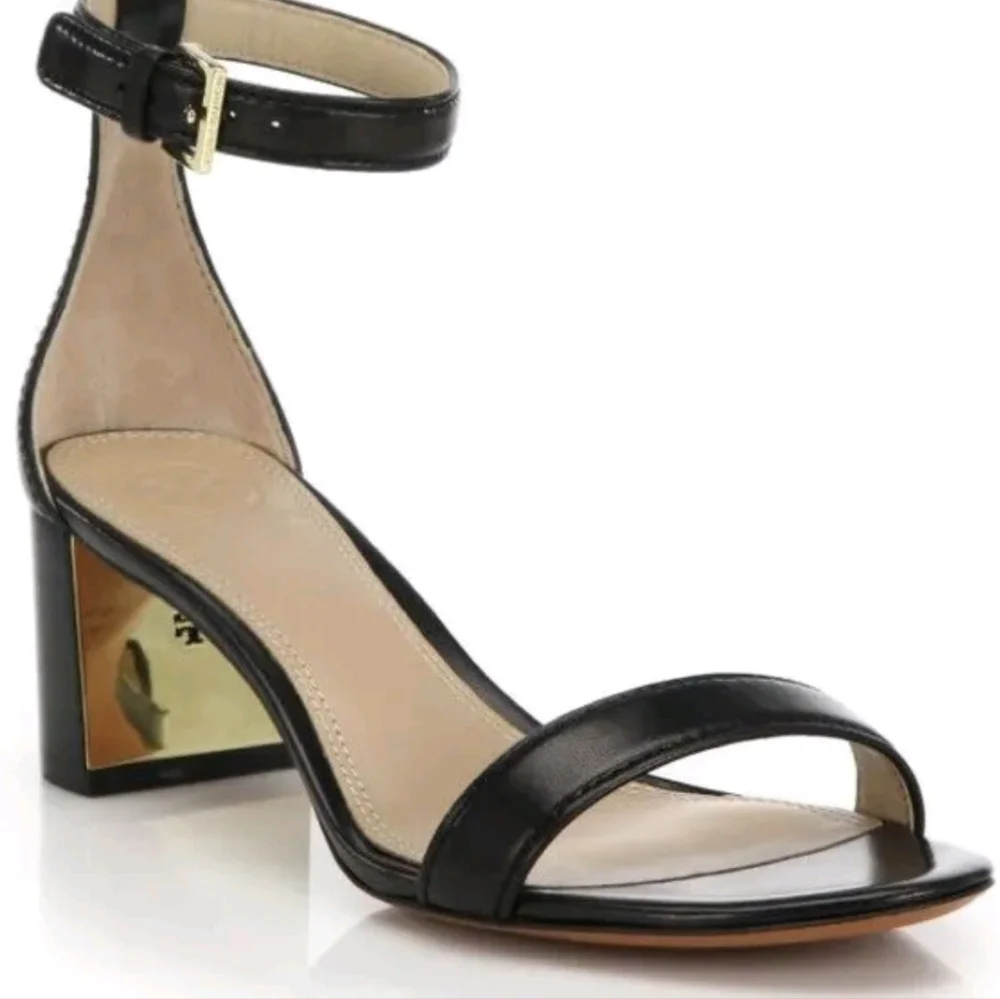 Tory Burch Cecile 55 mm Leather Sandal in Green size 10